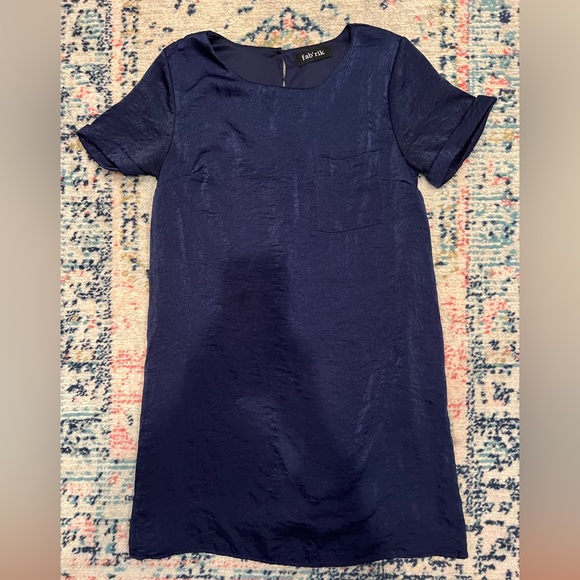 Kimono Léger Bleu Marine Et Blanc à Franges - Taille S, Neuf Sans étiquettes, Style Boho